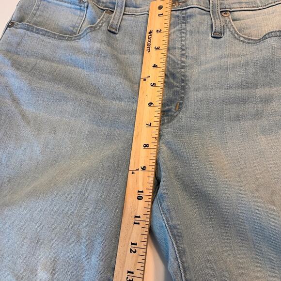 Madewell 9" Mid-Rise Skinny Crop Jeans in Coolmax® Denim Edition Size 30 - Picture 13 of 14